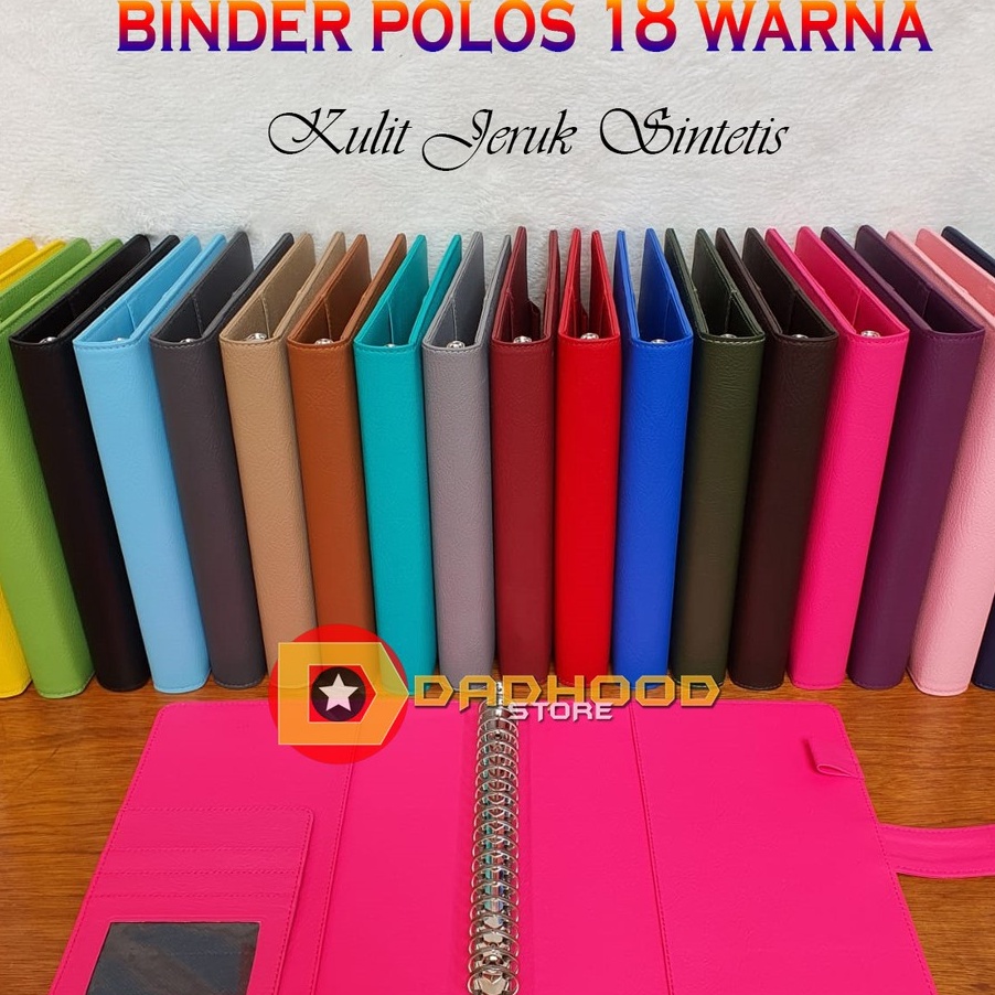 

KF7 BINDER POLOS 18 WARNA PILIHAN A5 DAN B5