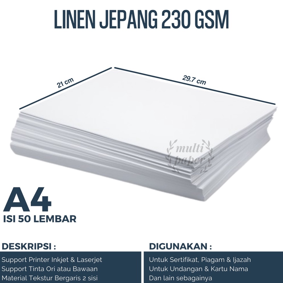 

Kertas Sertifikat Linen A4 isi 5 lembar Kertas Sertifikat A4 Linen w N4I4