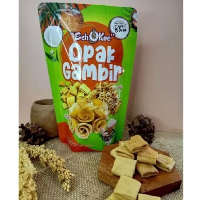 

Opak Gambir Merk Echokue || kemasan pouch premium || souvenir || oleh-oleh khas Blitar || Elegant