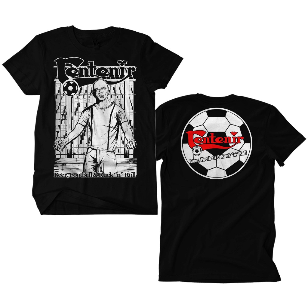 Kaos Band Punk Rentenir - Beer Football And Ruck N Roll