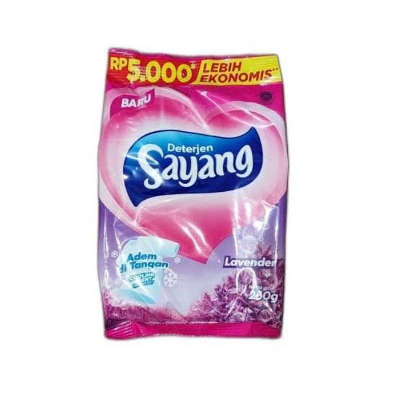 Deterjen Sayang 260gr, Deterjen bubuk Sayang