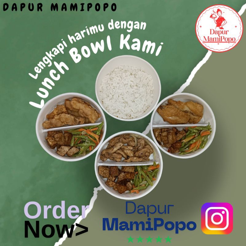 

Lunch Rice Bowl, Paket Nasi Makan Siang, Paket Nasi Acara Murah