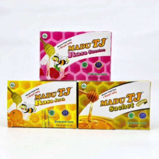 

Madu TJ Sachet 1 Box isi 12 Sachet