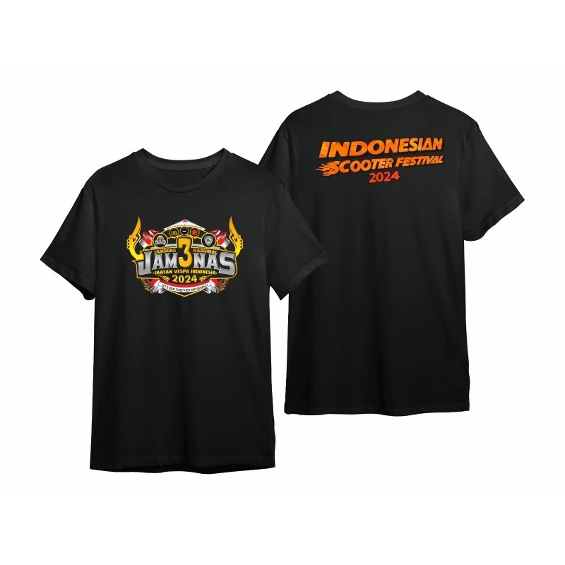 Tshirt Kaos Jamnas Vespa Indonesia Scooter Festival 2024