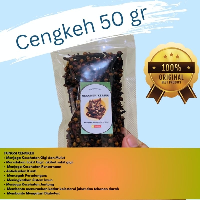 

Cengkeh Kering 50 gram rempah alami