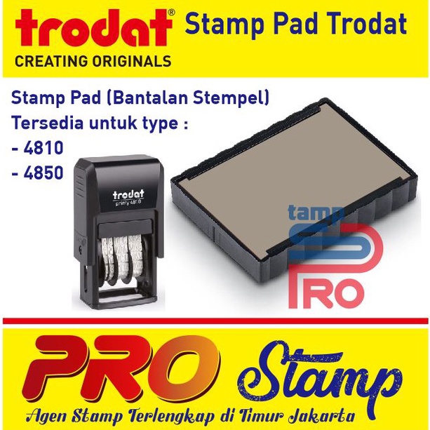 

Extra Replacement Ink Pad Trodat 481 485 TANPA WARNA