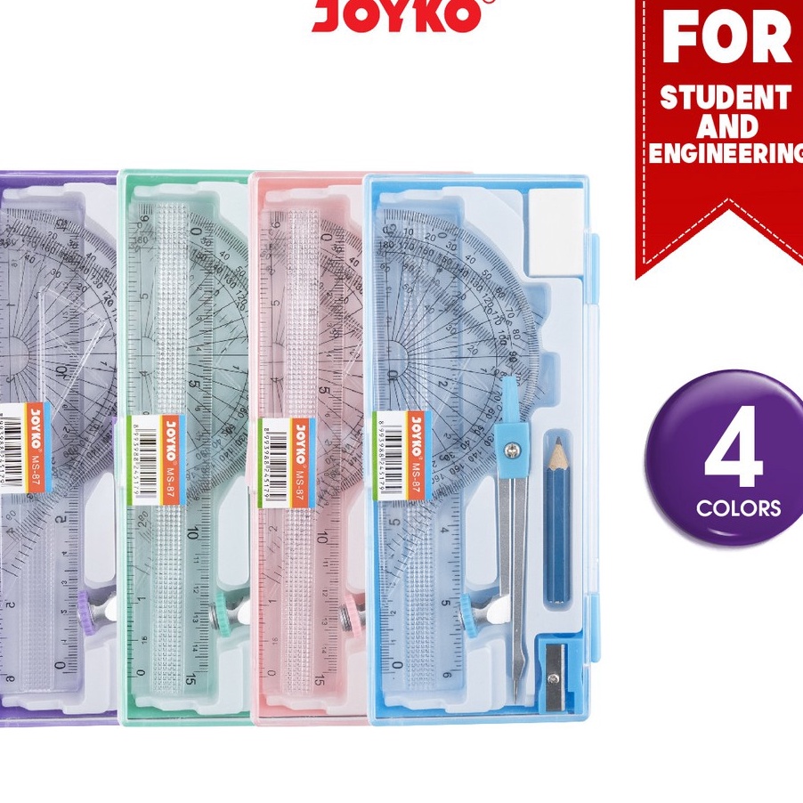 

Wah Math Set Jangka Joyko MS87