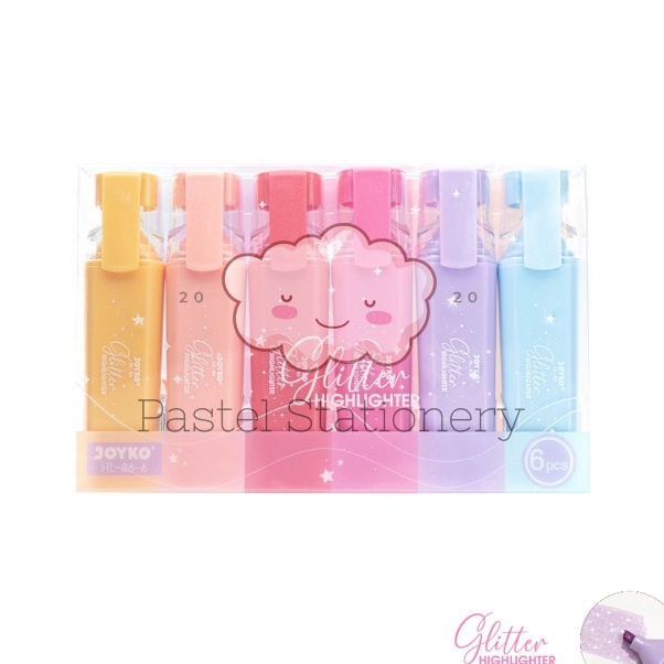 

HJ6 Hhlhter Set Glitter Joyko HL866 Penanda Berwarna Joyko