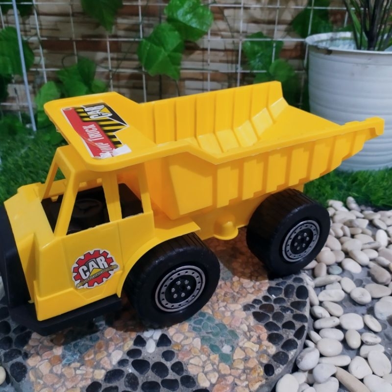 Mainan Mobil Truk dump - Mobil bak pasir - Mainan Miniatur Mobil konstruksi