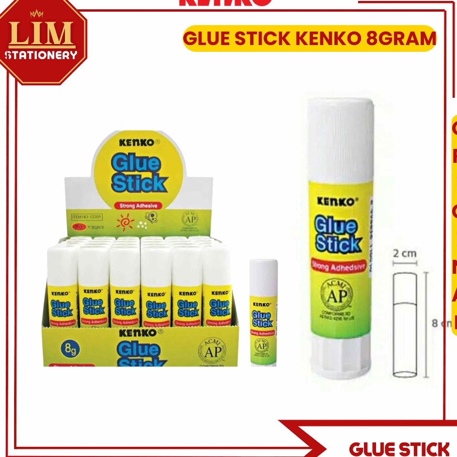 

HJ6 KENKO Glue Stick 8Gr Lem Stik Kenko 8Gr
