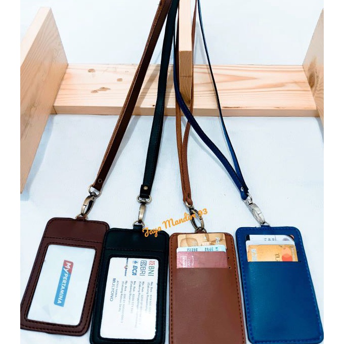 

FG2 Id Card kulit Name Tag Kulit Card Holder model simpel elegan