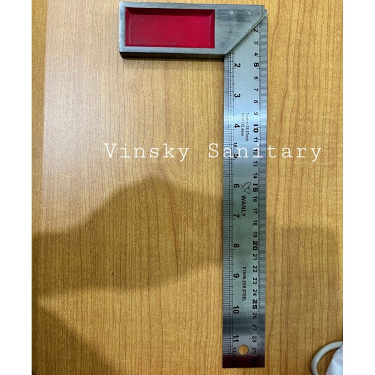 

FG2 siku meter siku tukang bagus 3cm 12 inch siku jumbo tebal 12