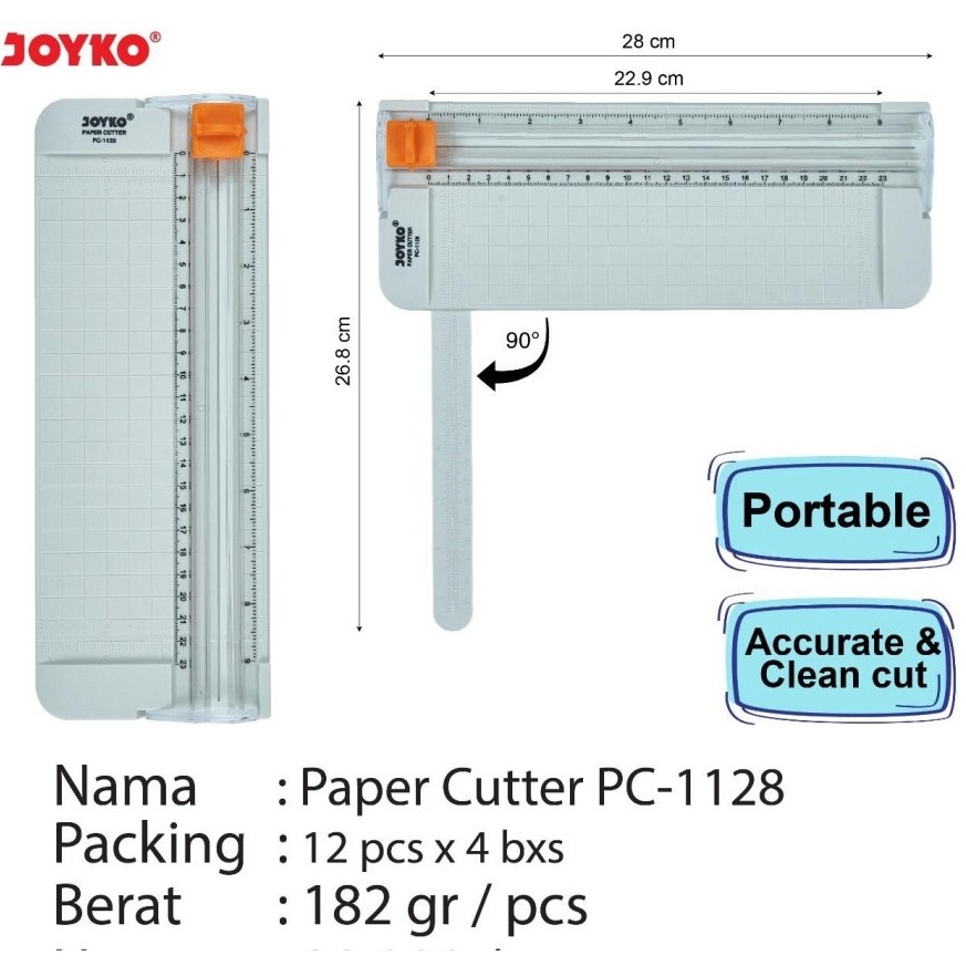 

ART K3C5 Paper Cutter JOYKO PC1128