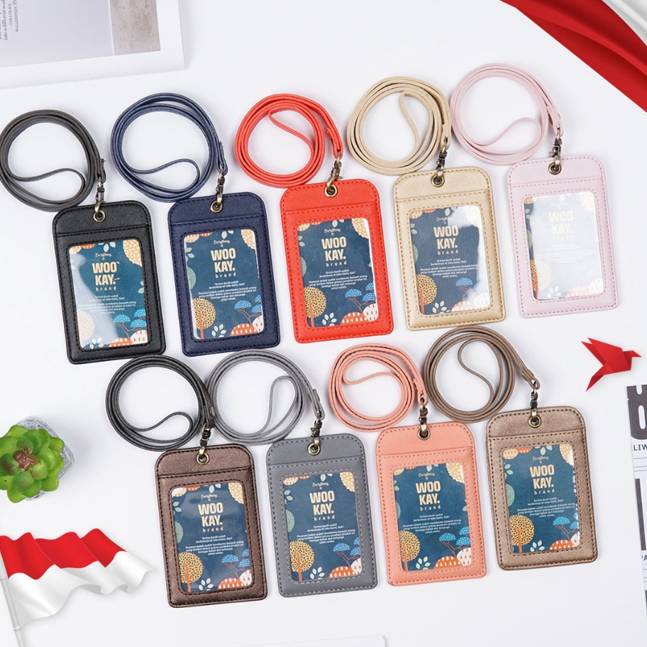 

Premium Premium Name Tag HolderID Card HolderGantungan ID Card Costum Logo Nama