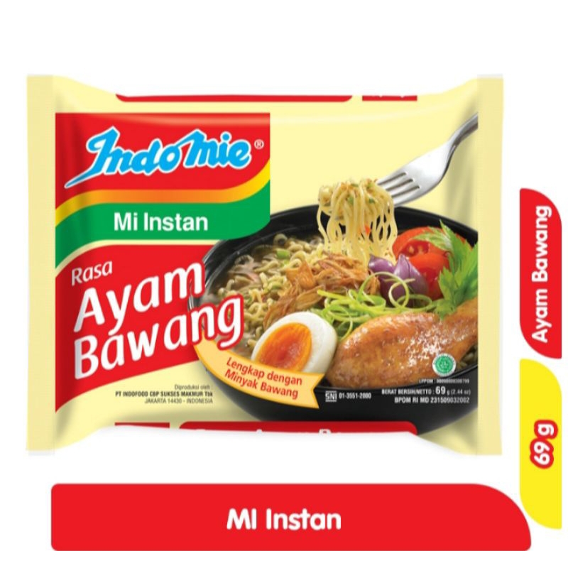 

Indomie Mie Instant Ayam Bawang 69g