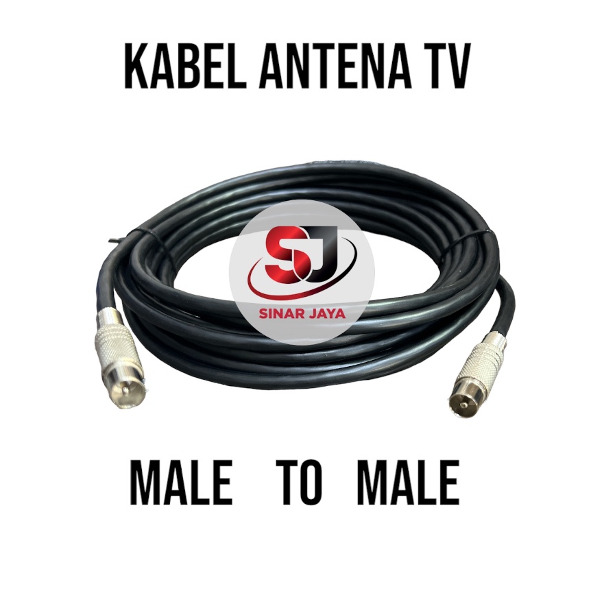 KABEL JUMPER ANTENA SAMBUNGAN TV DIGITAL COCOK UNTUK SET BOX 1M1M