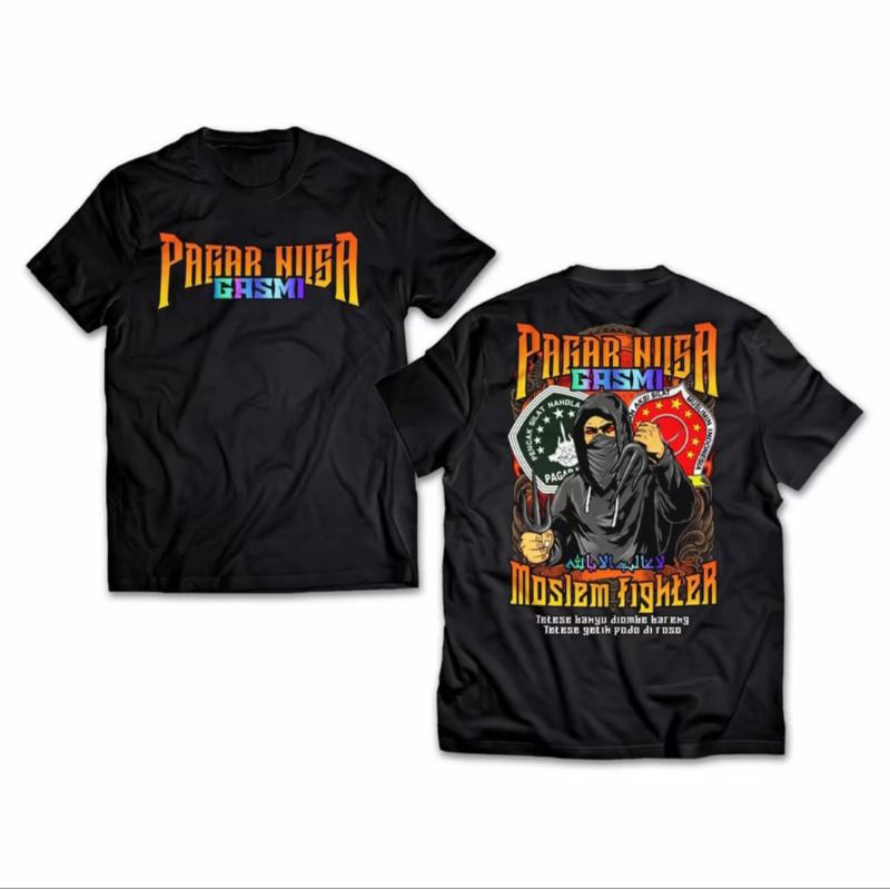 KAOS PAGAR NUSA GASMI MOSLEM FIGHTER PENCAK SILAT