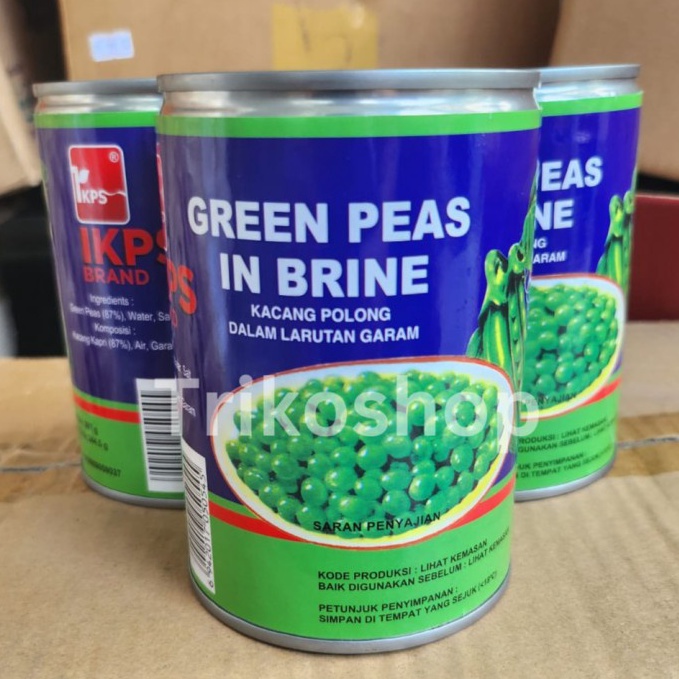 

Super deal Kacang Polong IKPS Green Peas Kaleng 397gr