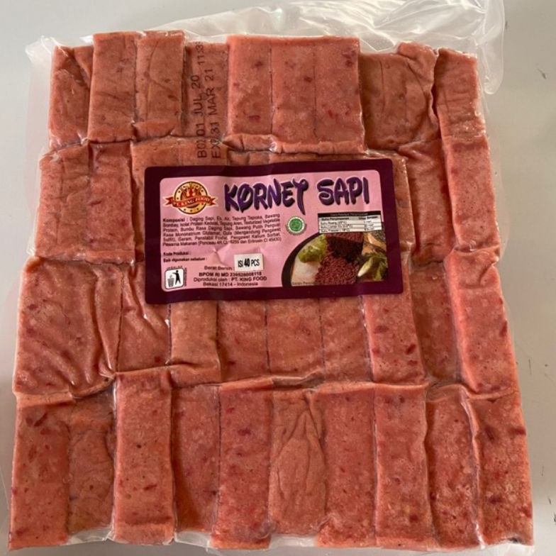 

Potongan spesial king food kornet sapi beef corned 1 kg