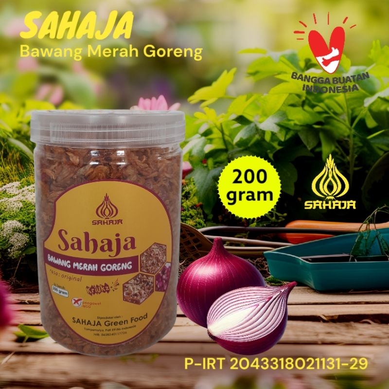 

Bawang Goreng (200 gram) Sahaja Fried Shallot harum kriukz