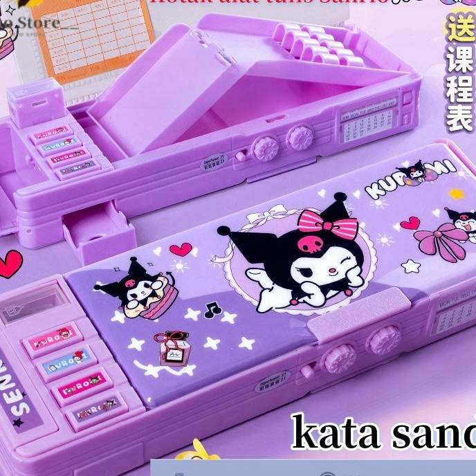 

Terlaris In Gaya Cinnamoroll Kotak Alat Tulis Multifungsi Kunci Kode Perempuan Pensil Dua Sisi Bernilai Tinggi Kapasitas