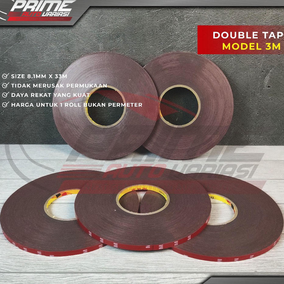 

KP8 Double Tape Model 3M 8MM X 33M DOUBLE TAPE 3M MERAH