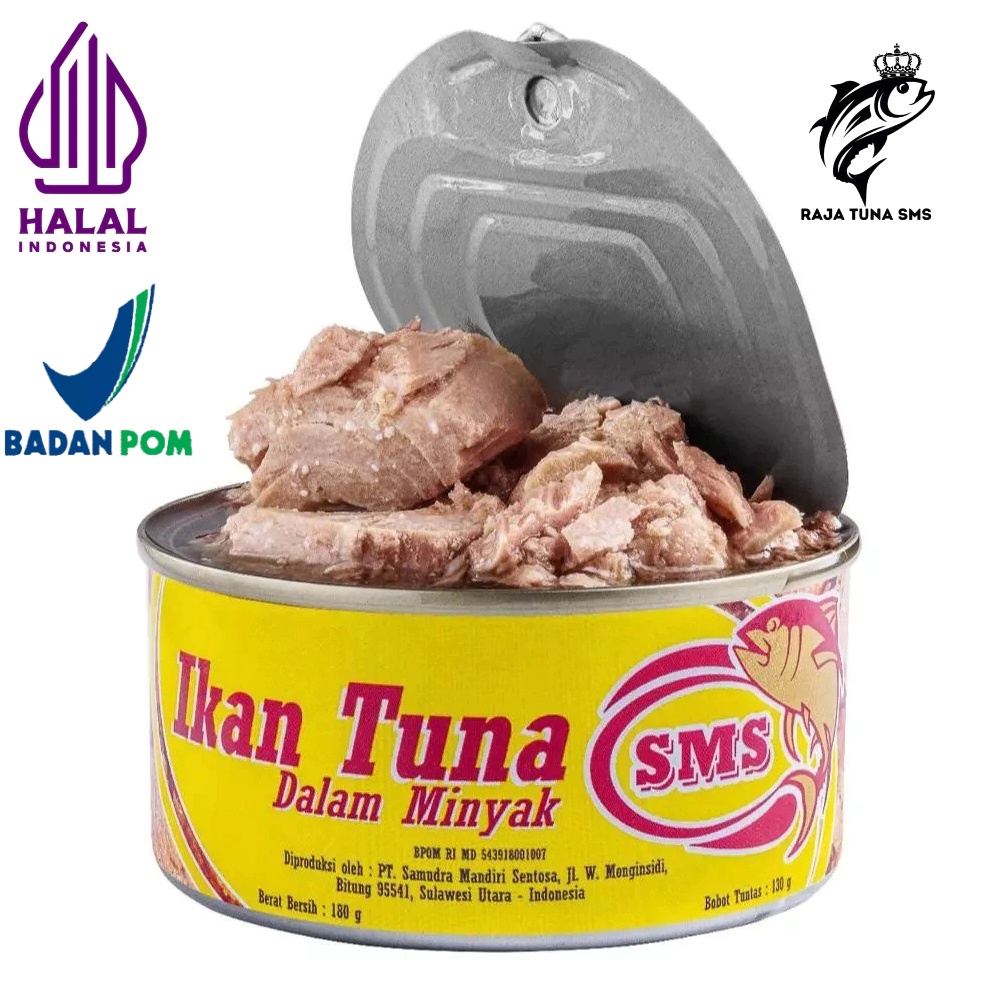 

Hanya untuk anda Tuna chunk dalam minyak 18gr tuna kaleng SMS