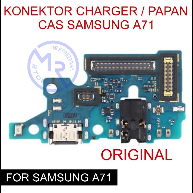 KONEKTOR PAPAN CAS CHARGER SAMSUNG A71 ORIGINAL