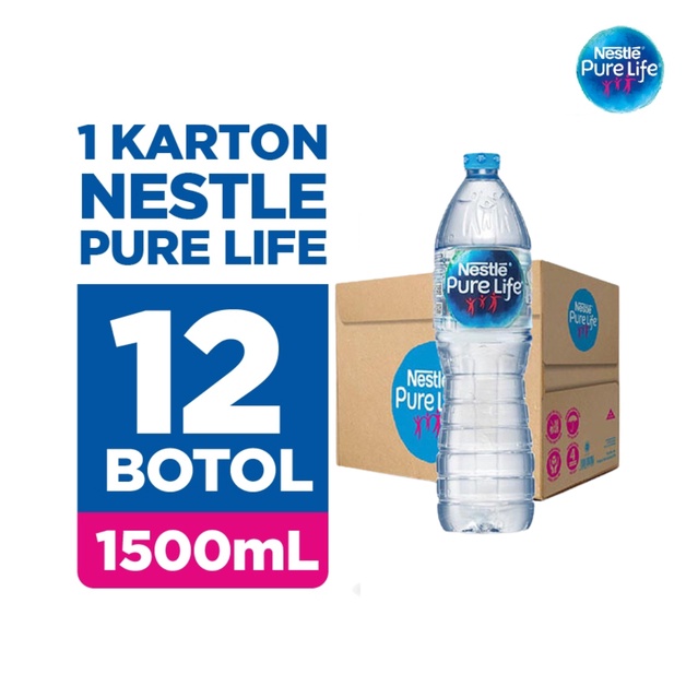 

Kejar Promo Air Mineral Nestle Pure Life 15ml x 12 pcs