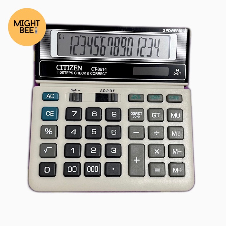 

ART Q5V2 Kalkulator Citizen CT 8614 Kalkulator Dagang Kantor Kalkulator 14 Digit