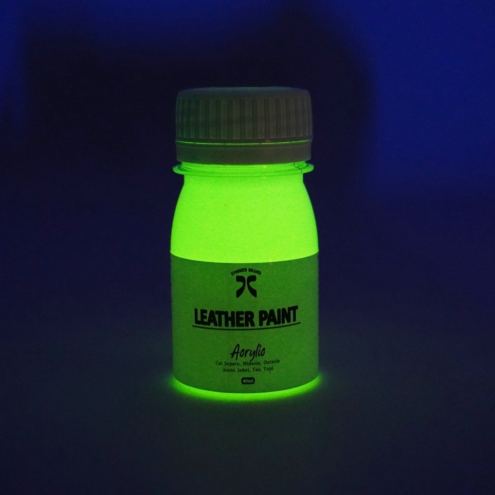 

KODE U97Q Cat Glow In The Dark Leather Paint Canvas Cat Sepatu 4ml Summer Brand