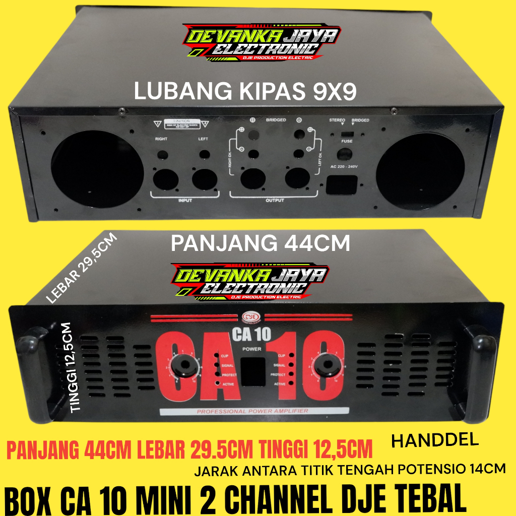 Box Power Amplifier CA 10 Mini / Bok CA10 Series Bahan Tebal