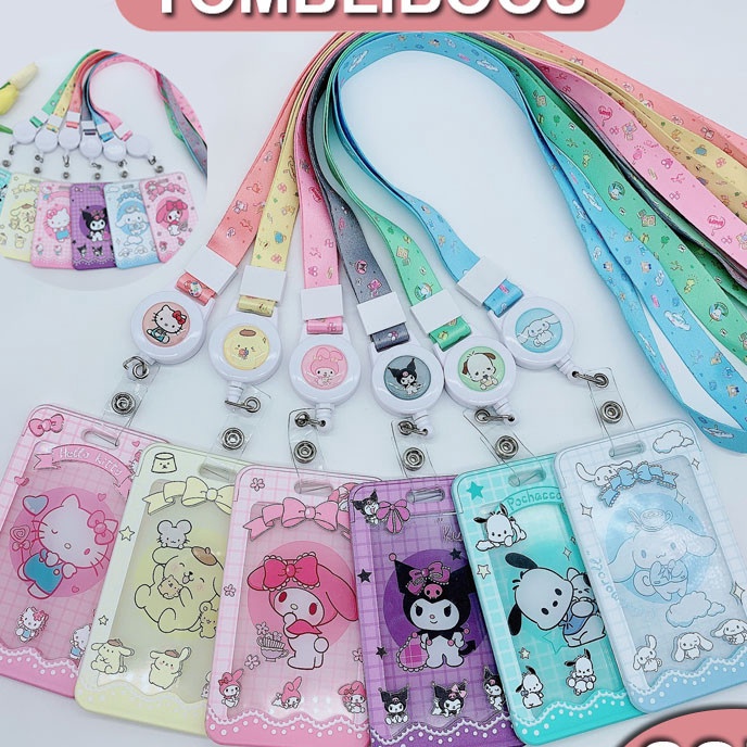 

FG2 Pelindung Kartu Flap Pelindung Kartu Peng Kartu Identitas Acrylic Card Holder Relief Pattern Dengan Gantung Leher Holder