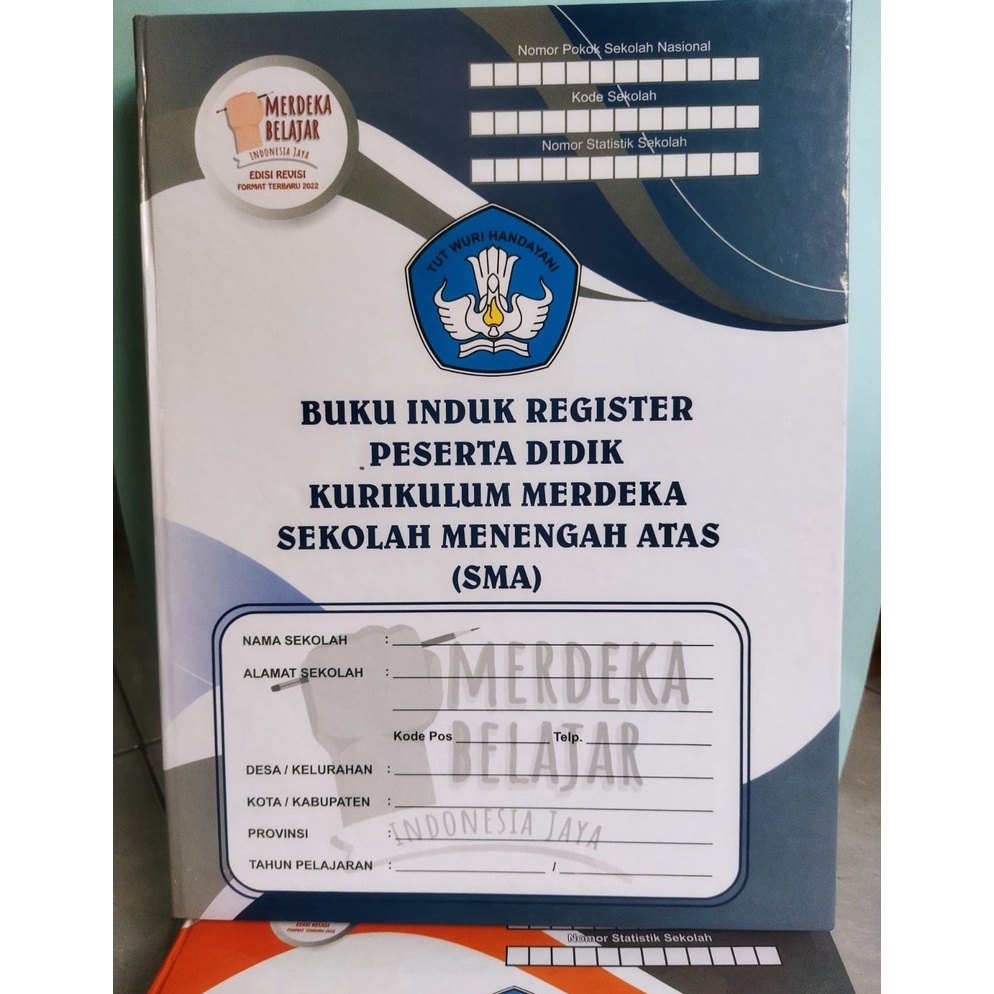 

ART L7X6 BUKU INDUK REGISTER PESERTA DIDIK SEKOLAH MENENGAH ATAS SMA KURIKULUM MERDEKA PLUS 1 MAPEL PILIHAN MODUL AJAR SOFT COPY