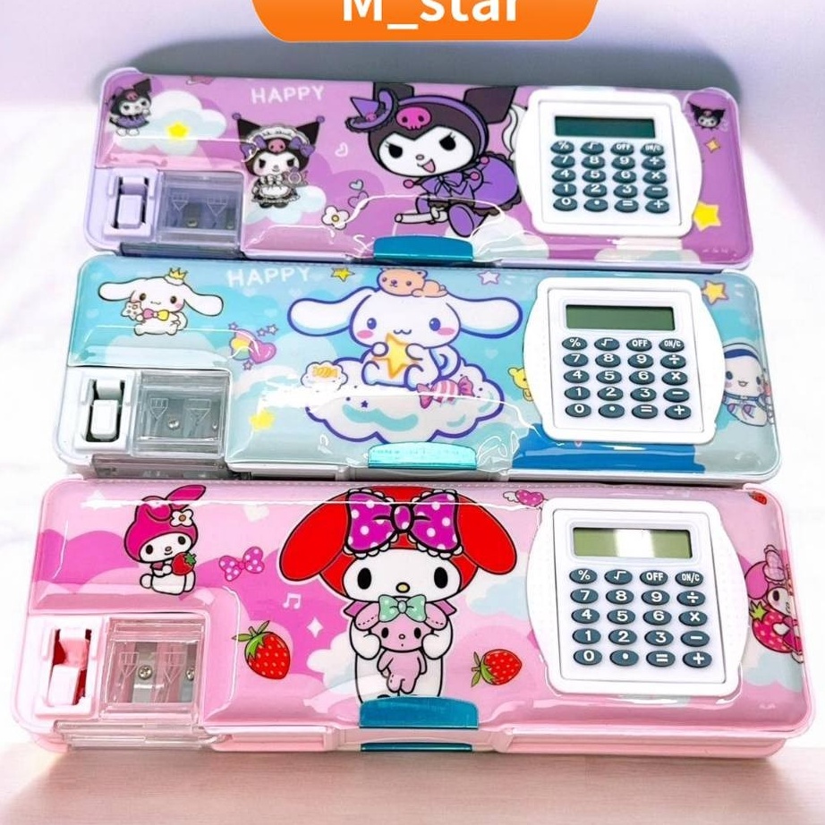 

Terkini Kotak Pensil Magnet Karakter Kalkulator Tempat Pensil CalculatorPencil Case Kaleng