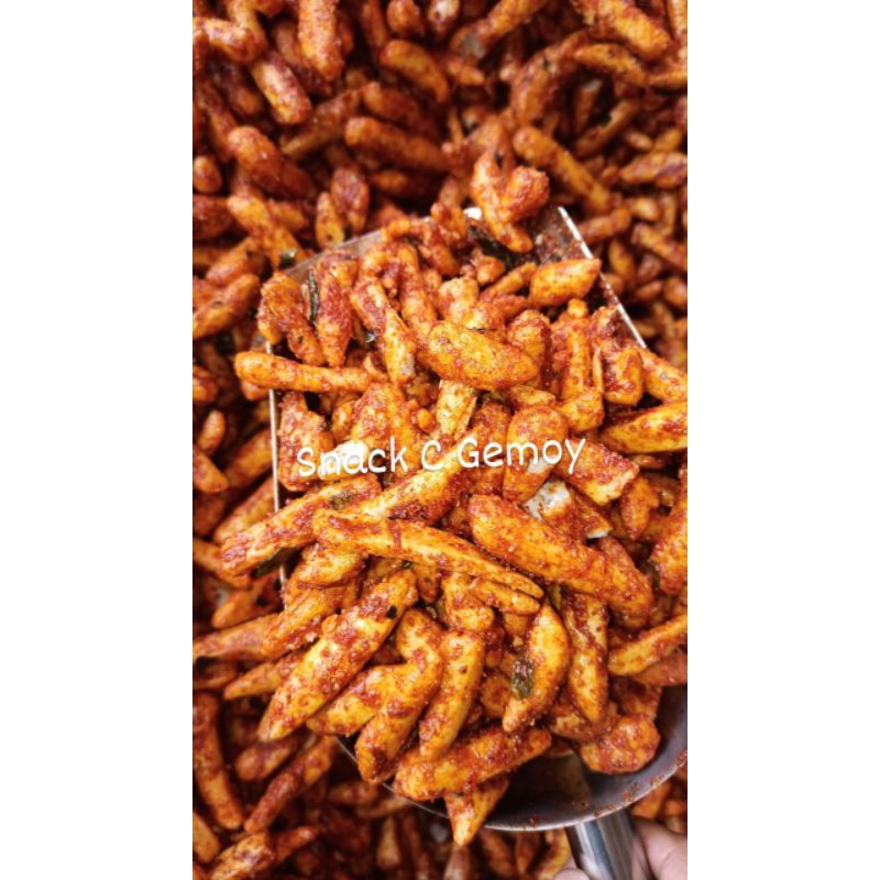 

Basreng pedas daun jeruk 500 gram / basreng pedas / basreng kriuk / basreng