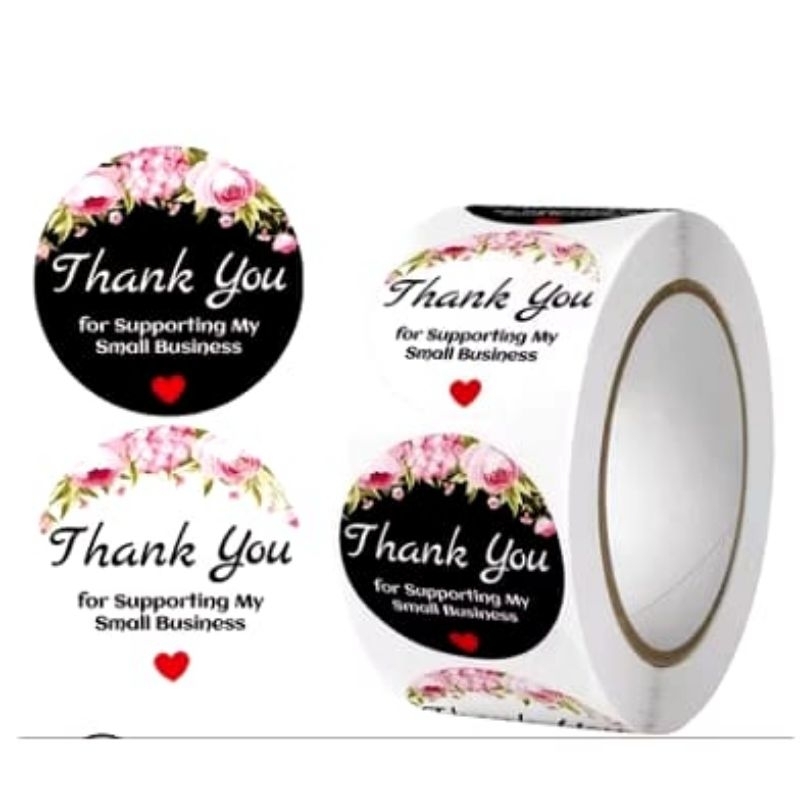 

Stiker Thank You# 1rol 500pcs#stiker thank you