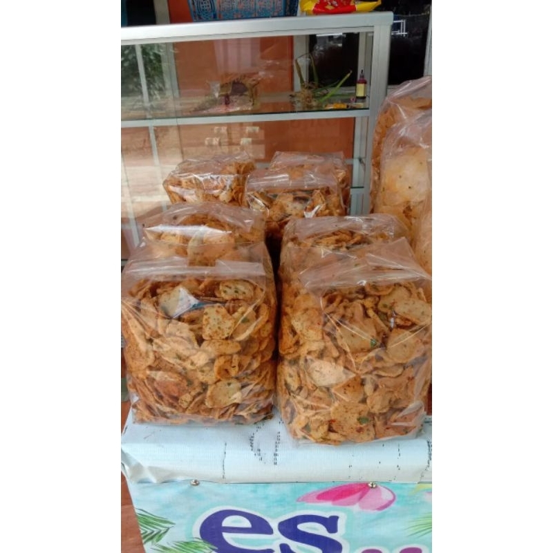 

Basreng pedas daun jeruk