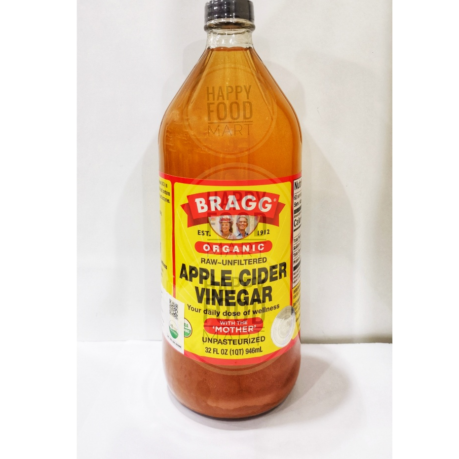 

[BPOM RI] BRAGG ORGANIC APPLE CIDER VINEGAR WITH THE MOTHER 946 ML/SARI CUKA APEL IMPORT