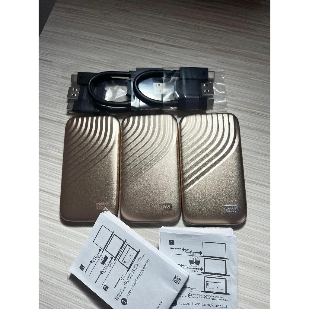 WD My Passport SSD External Portable 1TB - WDC SSD USB C 3.2 1TB GOLD - Bisa Nego - kondisi baru nam