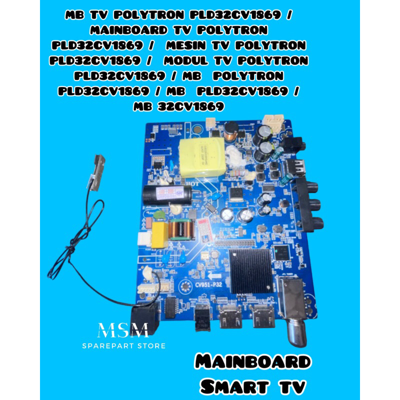 MB TV POLYTRON PLD32CV1869 /  MAINBOARD TV POLYTRON PLD32CV1869 /  MESIN TV POLYTRON PLD32CV1869 /  