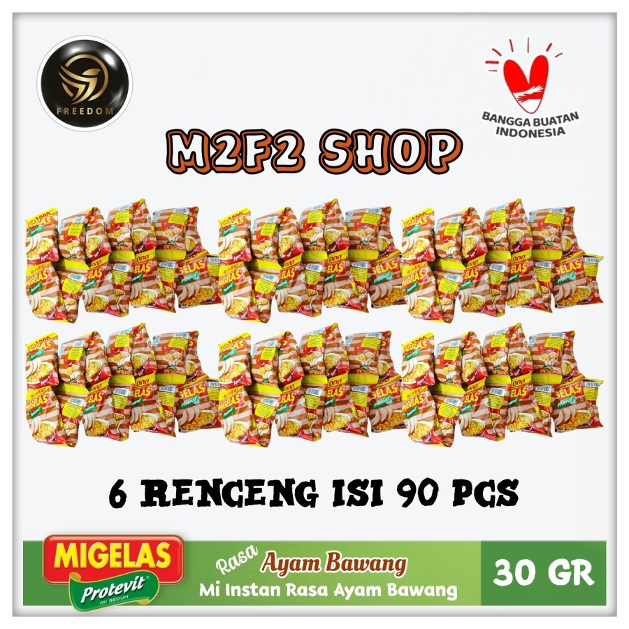 

MIGELAS Protevit Mie Gelas Seduh Kuah Rasa Ayam Bawang Sachet - 30 gr (Kemasan 6 Renceng)