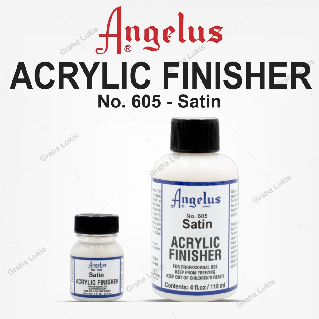 

Angelus Satin no 605 Acrylic Finisher 4 fl.oz / 1 fl.oz