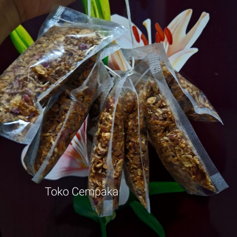 

Bawang goreng renyah praktis kemasan zip