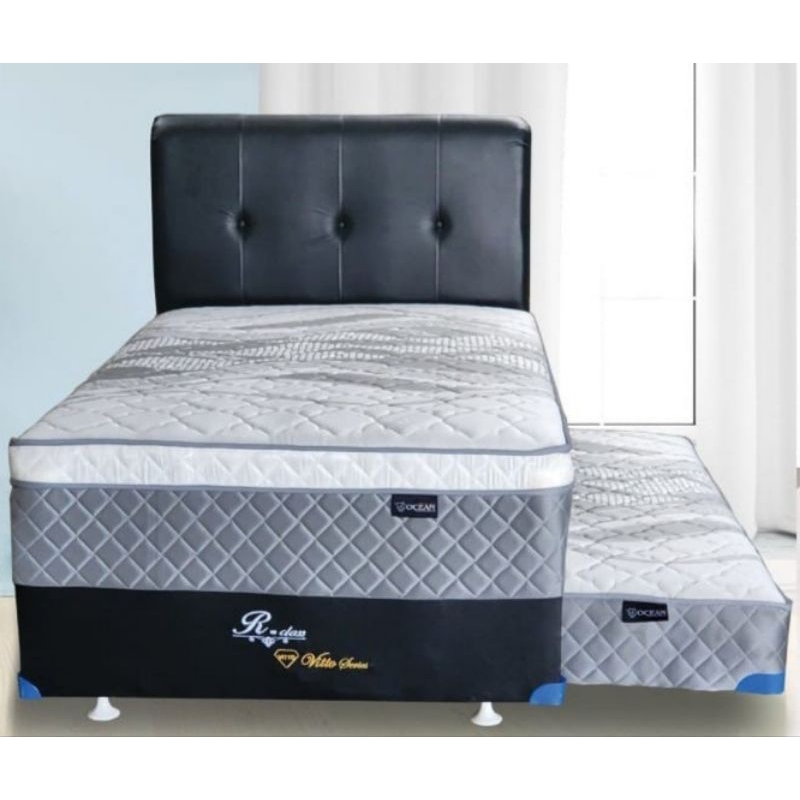 Springbed Bed Sorong Ocean Vitto 2in1 R-Class White / Brown Best Seller Series