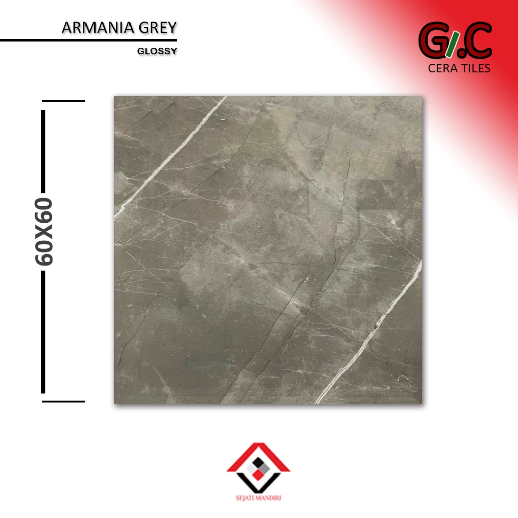 granit 60x60 motif marmer - armania grey