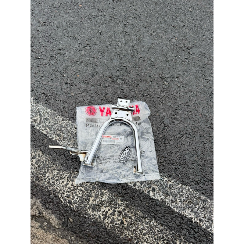 Standar Tengah Jupiter Z1 new/Vega ZR Original baru finishing chrome baru pnp Fizr Ban donat jagang 