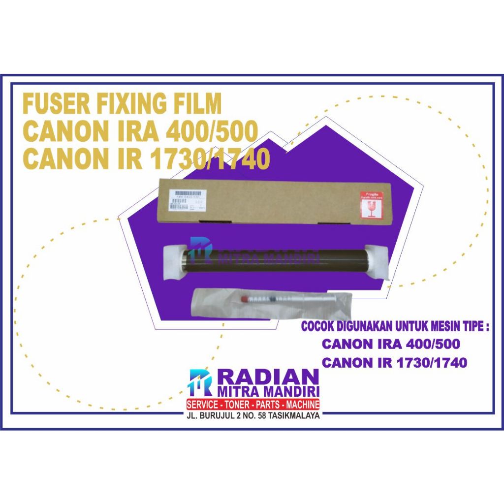 FIXING FILM MESIN FOTOCOPY CANON IR ADVANCE 400/500 IR 1730/1740
