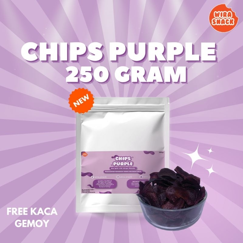 

Chips Purple ( Keripik Ubi Ungu Manis ) Kemasan Jumbo 250gr