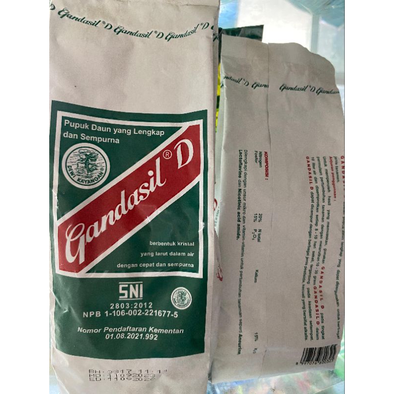 pupuk gandasil d 500gram